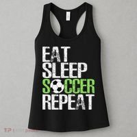 Eat Sleep Soccer Repeat Cool Sport Player Gift Women's Tank Top thumb 3