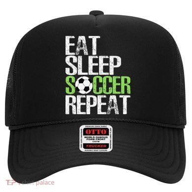 Eat Sleep Soccer Repeat Cool Sport Player Gift Hat