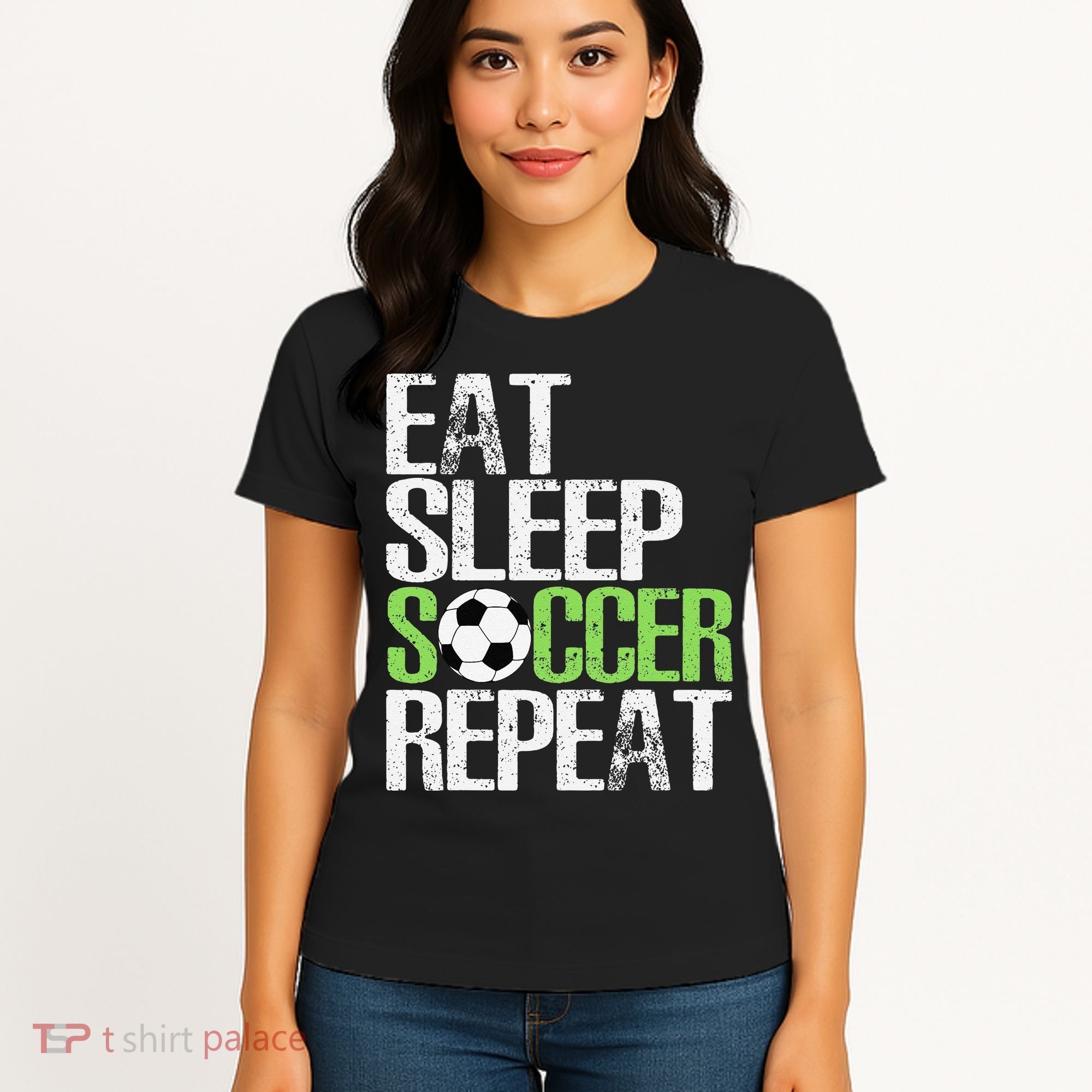 Eat Sleep Soccer Repeat Cool Sport Player Gift Women's T-Shirt