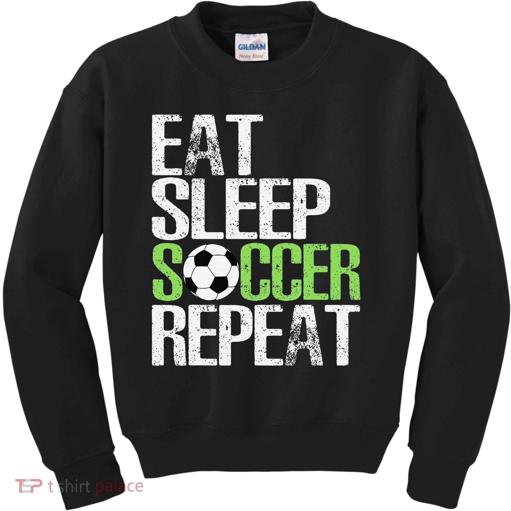 Eat Sleep Soccer Repeat Cool Sport Player Gift Kids Sweatshirt