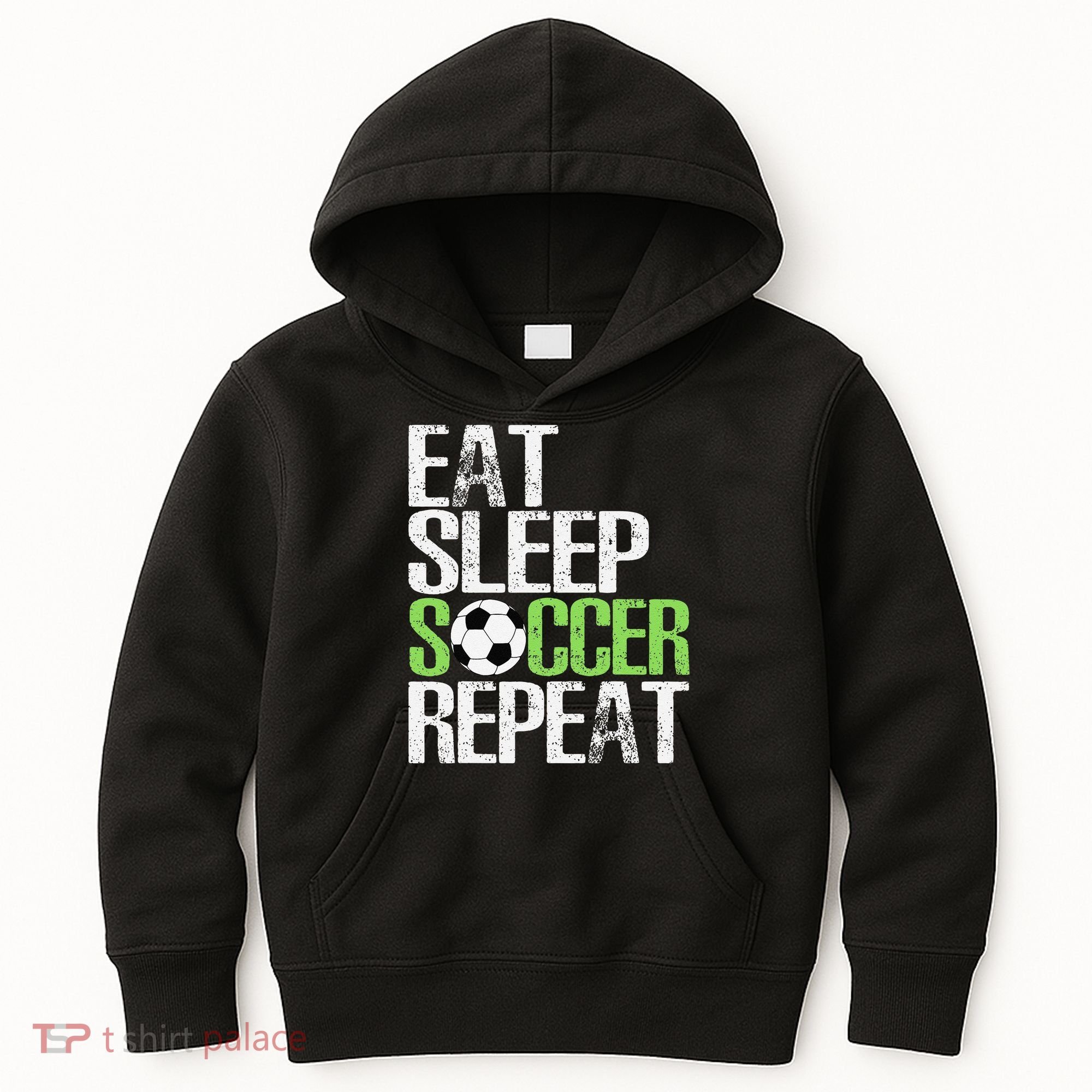Eat Sleep Soccer Repeat Cool Sport Player Gift Kids Hoodie