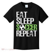 Eat Sleep Soccer Repeat Cool Sport Player Gift Kids T-Shirt thumb 0