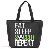 Eat Sleep Soccer Repeat Cool Sport Player Gift Tote Bag thumb 0