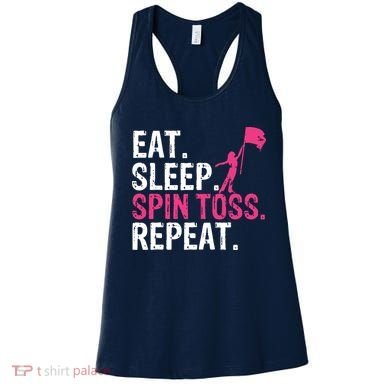 Eat Sleep Spin Toss Repeat Flag Color Guard Gift Women's Tank Top