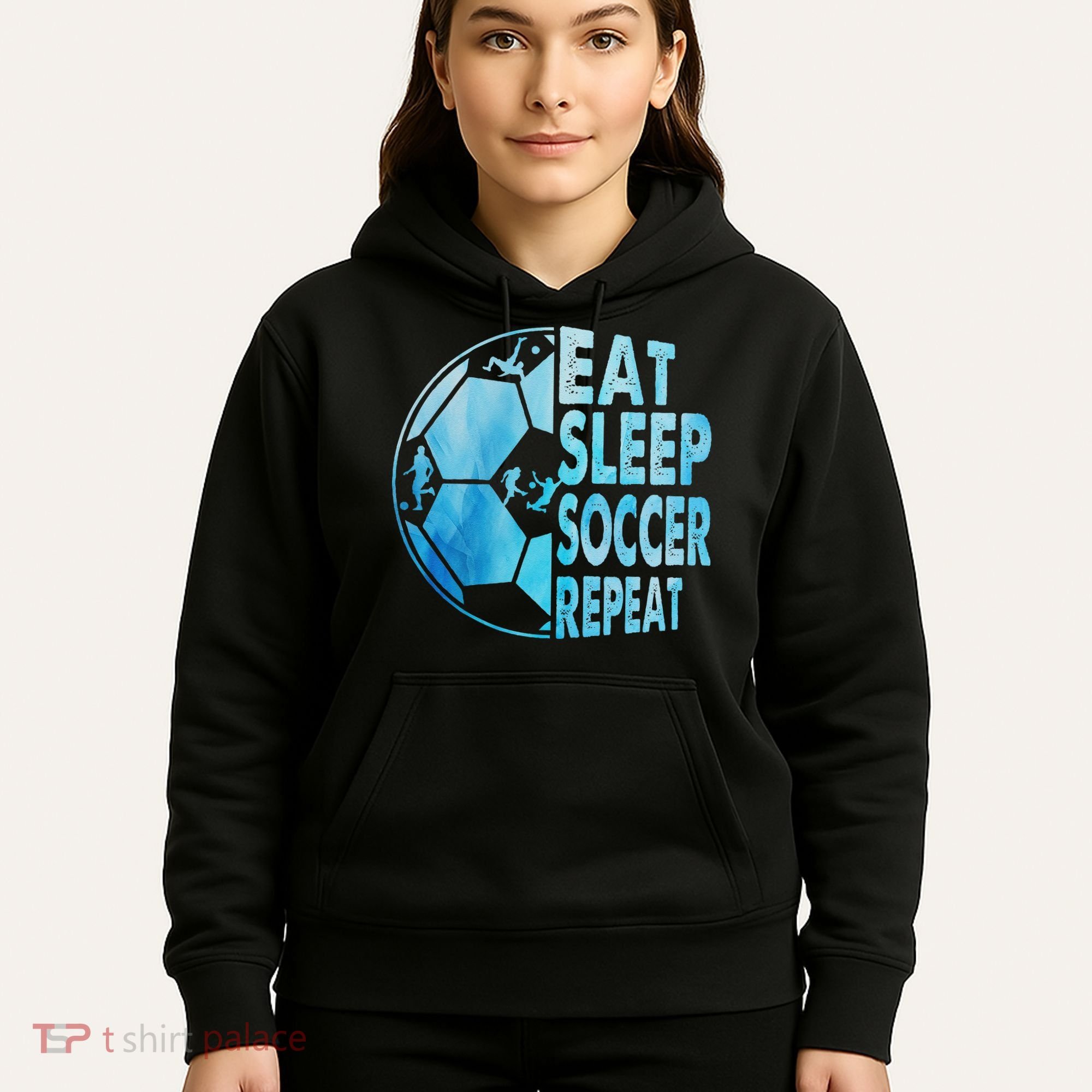 Eat Sleep Soccer Repeat Gift Hoodie