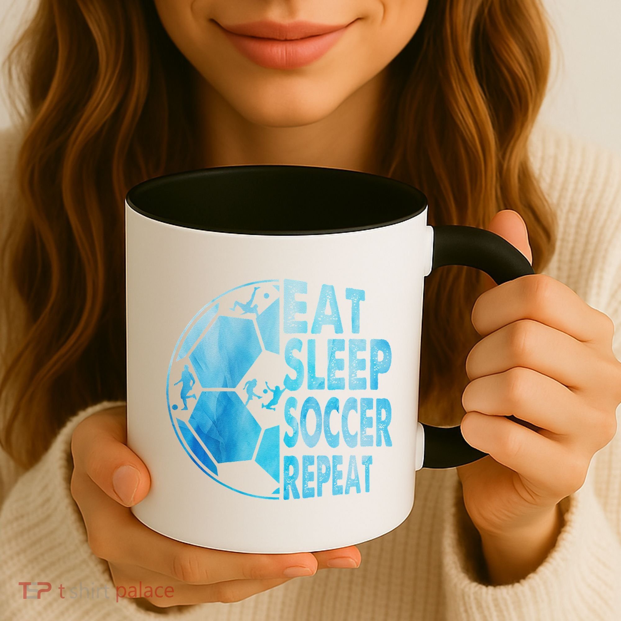 Eat Sleep Soccer Repeat Gift Coffee Mug