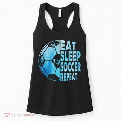Eat Sleep Soccer Repeat Gift Women's Tank Top