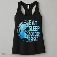 Eat Sleep Soccer Repeat Gift Women's Tank Top thumb 3