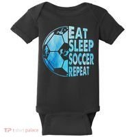 Eat Sleep Soccer Repeat Gift Baby Bodysuit thumb 0