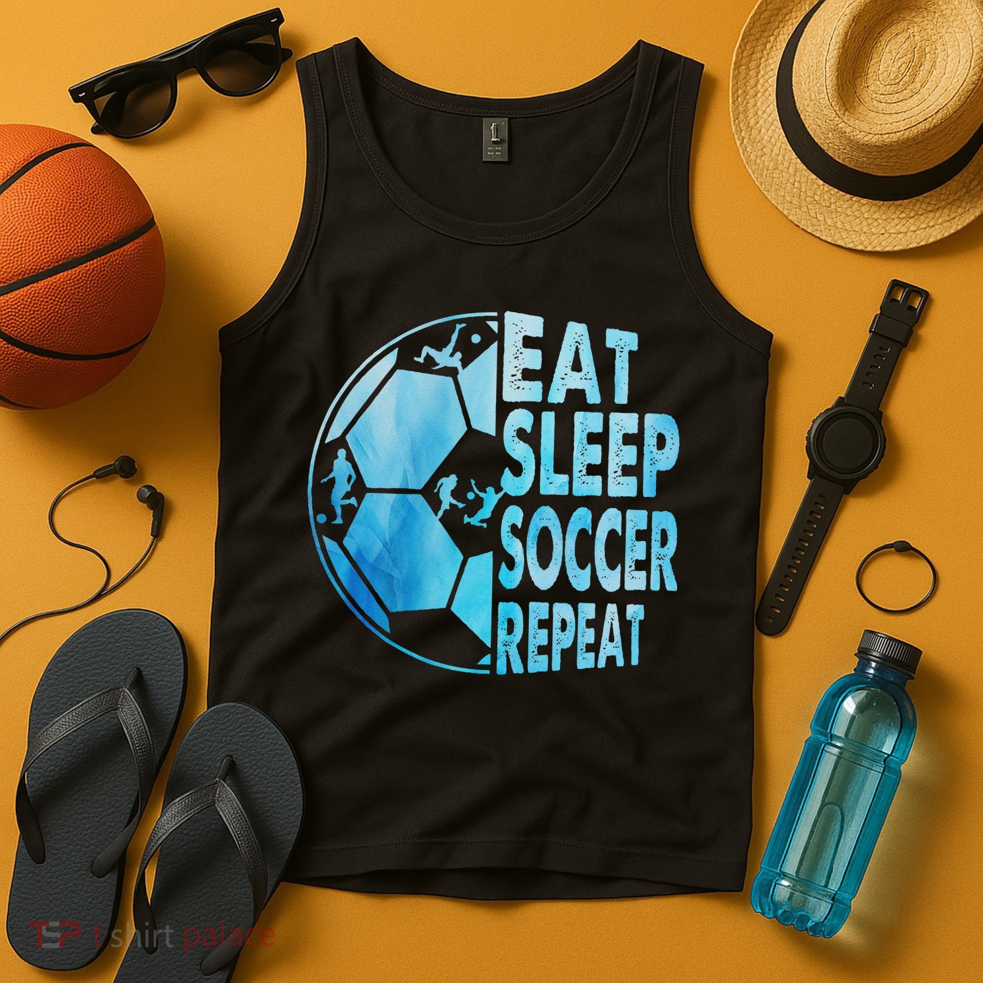 Eat Sleep Soccer Repeat Gift Tank Top