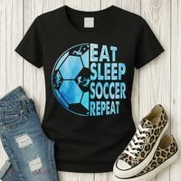 Eat Sleep Soccer Repeat Gift Women's T-Shirt thumb 3