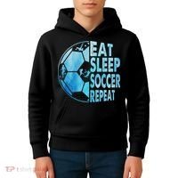 Eat Sleep Soccer Repeat Gift Kids Hoodie thumb 4