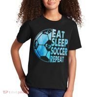 Eat Sleep Soccer Repeat Gift Kids T-Shirt thumb 2