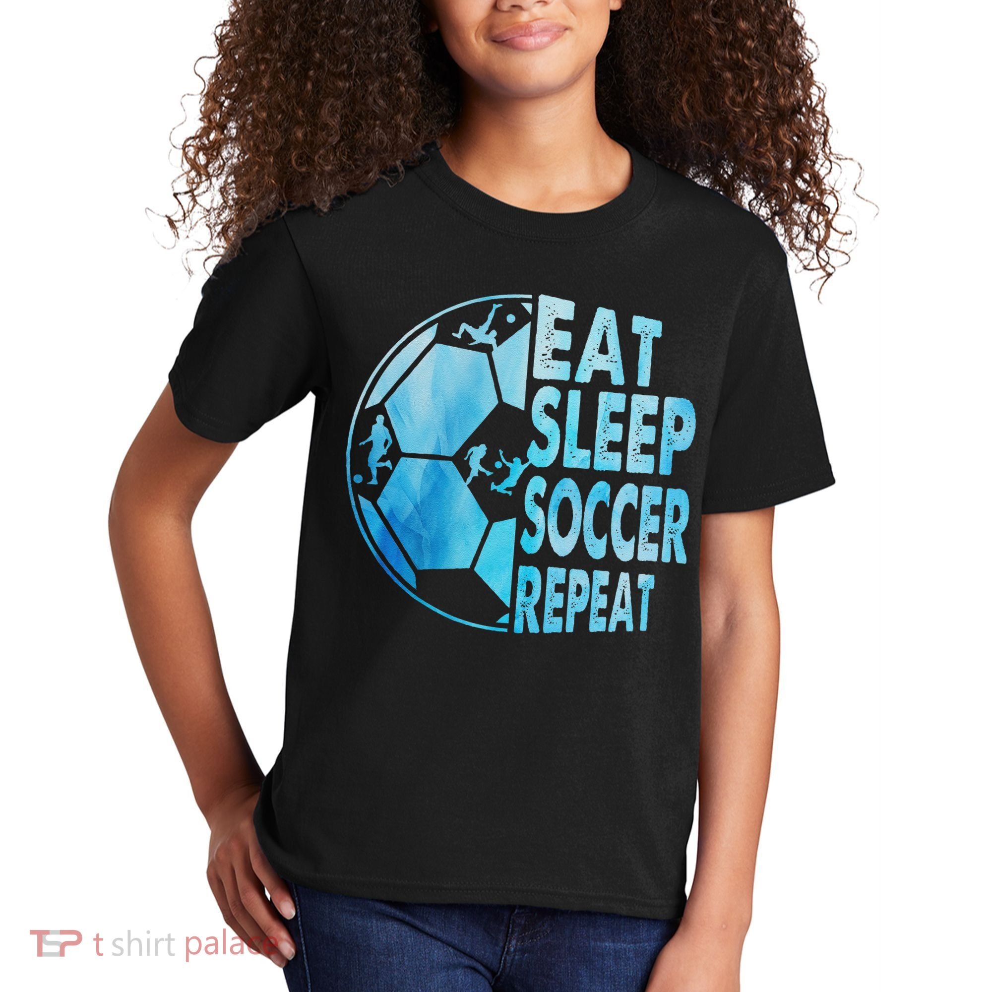Eat Sleep Soccer Repeat Gift Kids T-Shirt