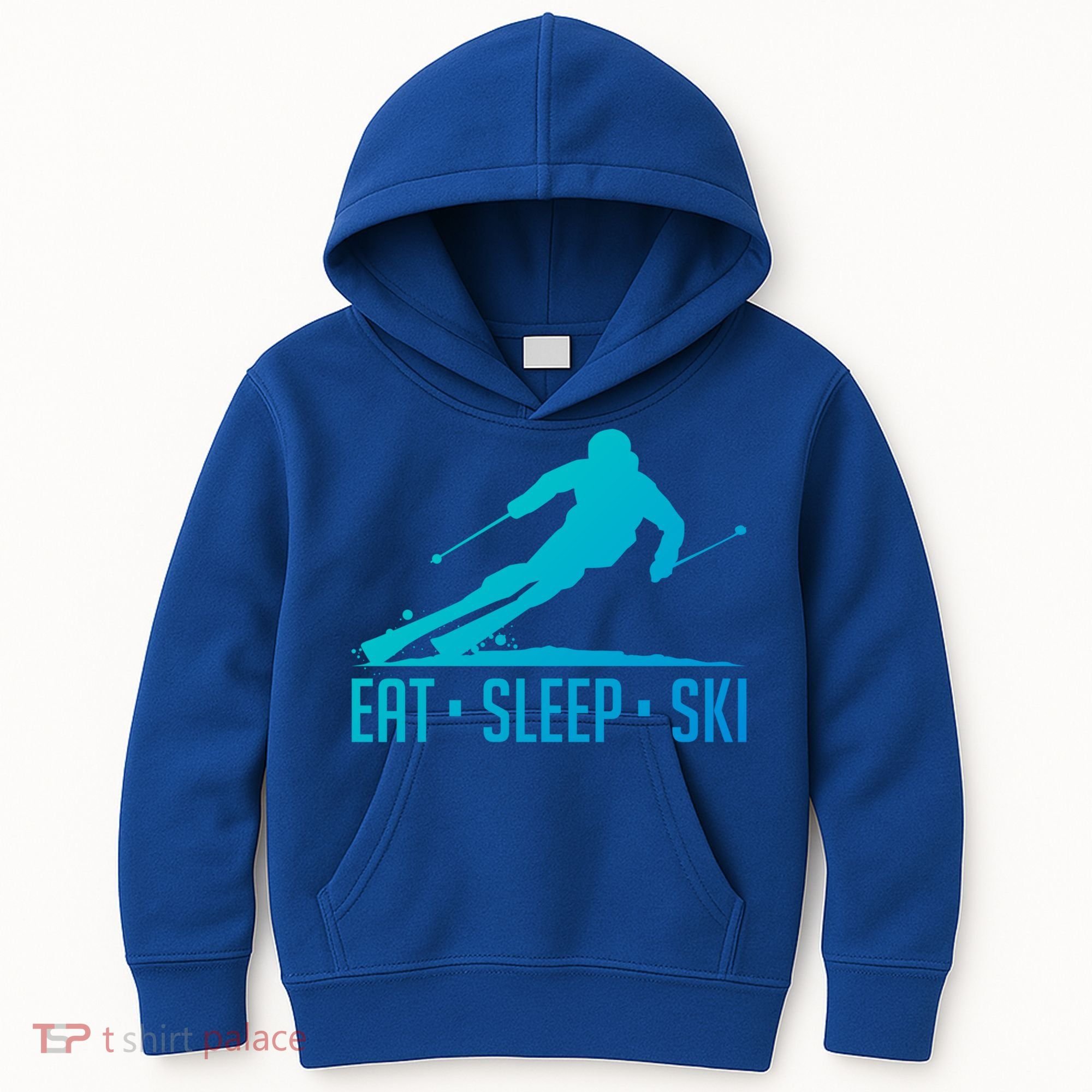 Eat Sleep Ski Skiing Skier Snow Winter Vacation Gift Kids Hoodie