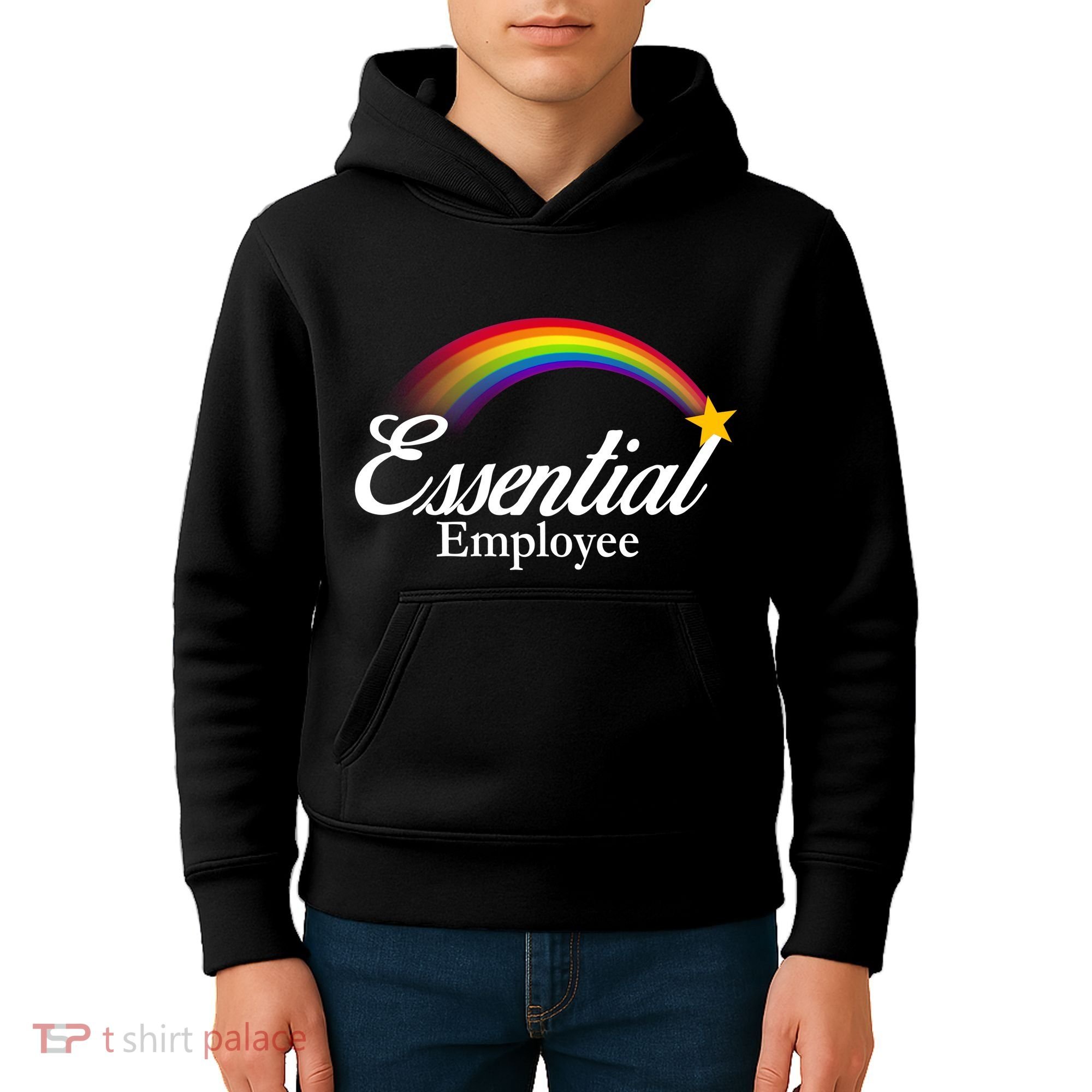 Essential Employee Shooting Star Kids Hoodie