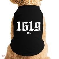 Est 1619 Black African American History Doggie Tank thumb 0