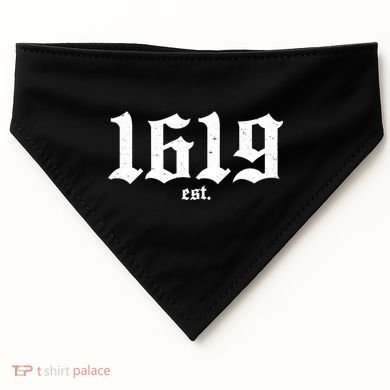 Est 1619 Black African American History USA-Made Doggie Bandana