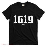 Est 1619 Black African American History T-Shirt thumb 0