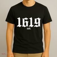 Est 1619 Black African American History T-Shirt thumb 3