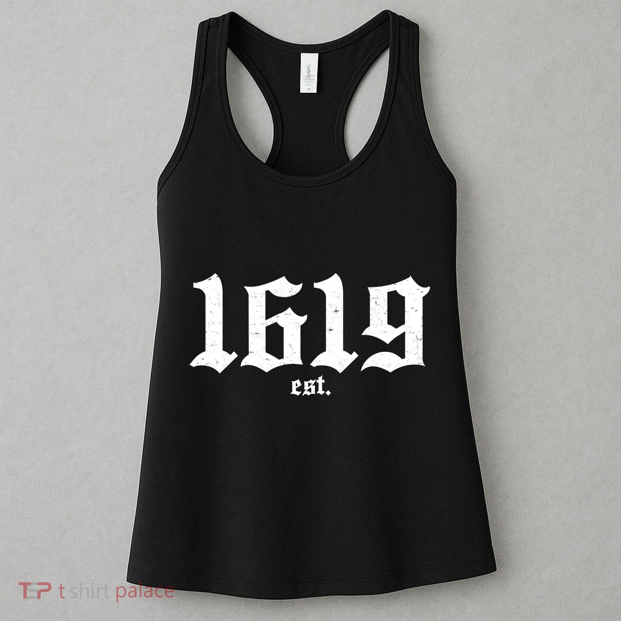 Est 1619 Black African American History Women's Tank Top