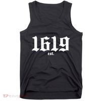 Est 1619 Black African American History Tank Top thumb 0