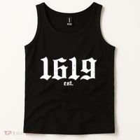 Est 1619 Black African American History Tank Top thumb 2