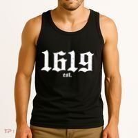 Est 1619 Black African American History Tank Top thumb 3
