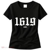 Est 1619 Black African American History Women's T-Shirt thumb 0