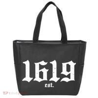 Est 1619 Black African American History Tote Bag thumb 0