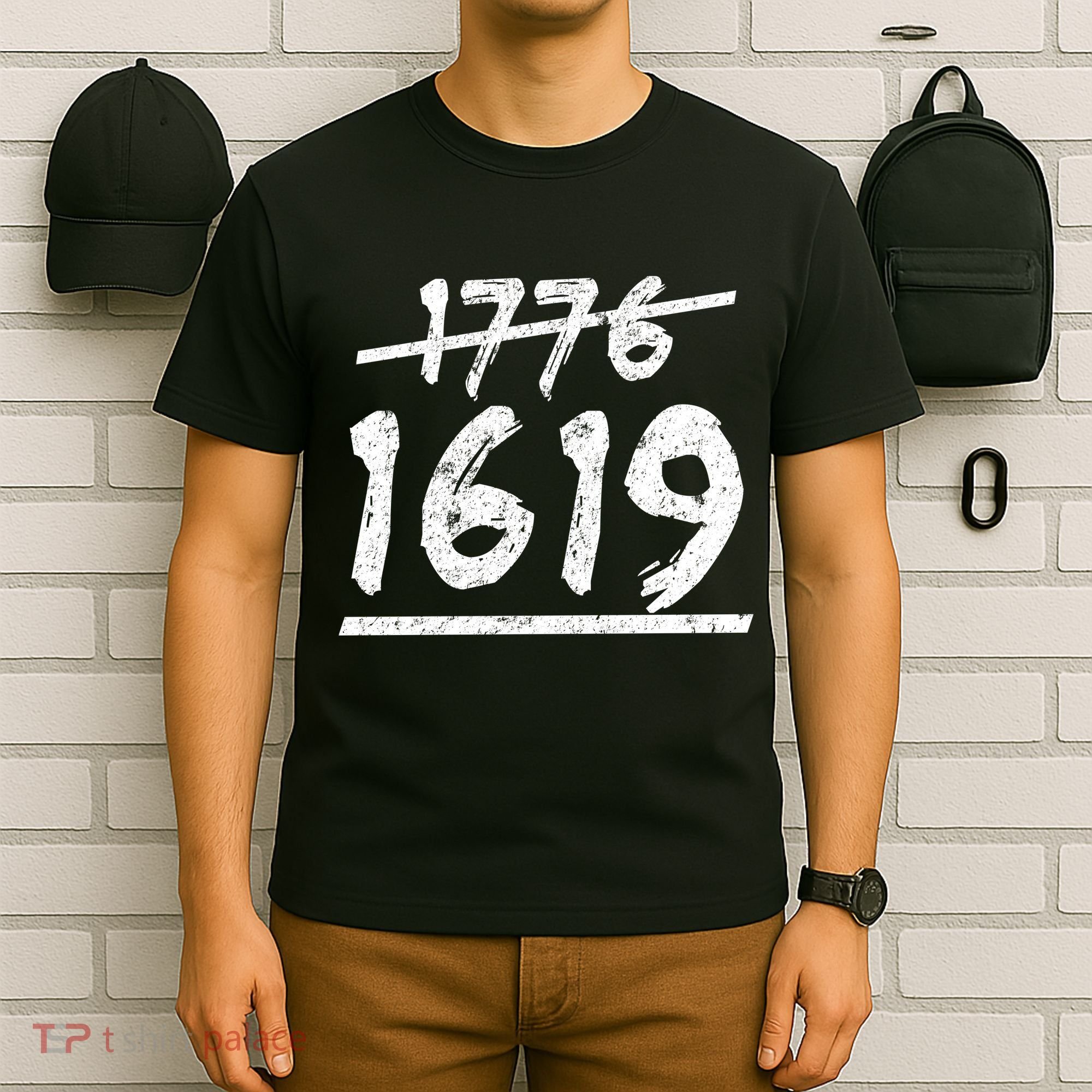Est 1776 Black History Ancestors 1619 T-Shirt