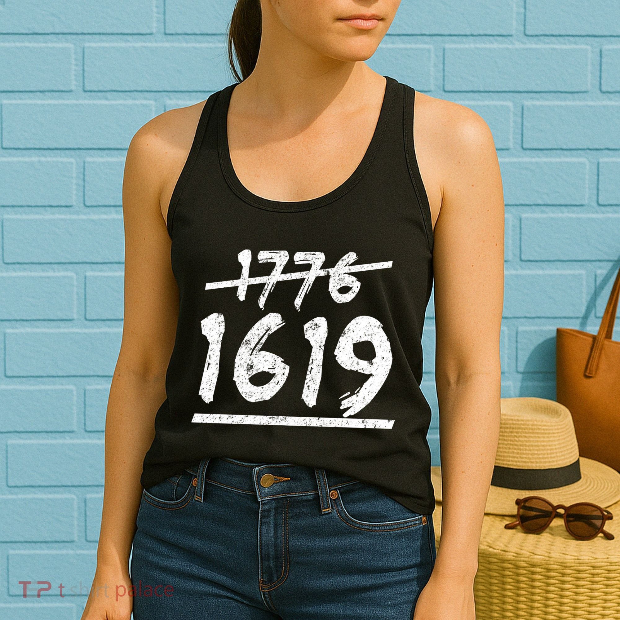 Est 1776 Black History Ancestors 1619 Women's Tank Top
