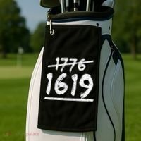 Est 1776 Black History Ancestors 1619 Golf Towel thumb 2
