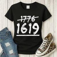 Est 1776 Black History Ancestors 1619 Women's T-Shirt thumb 3