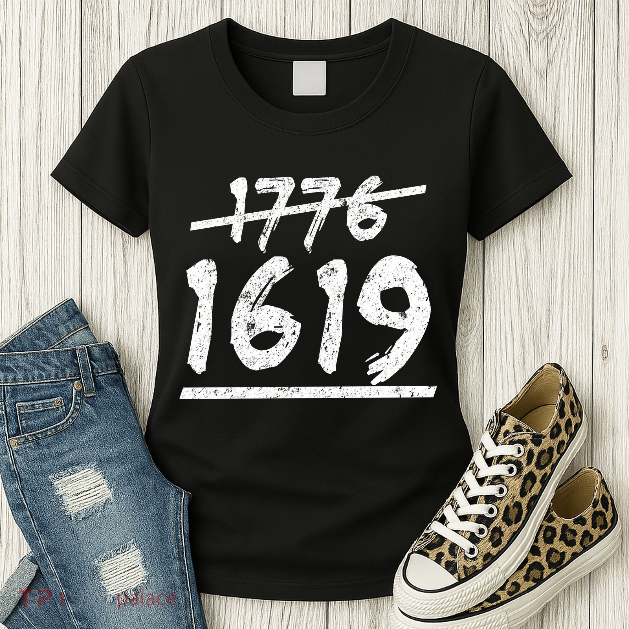 Est 1776 Black History Ancestors 1619 Women's T-Shirt