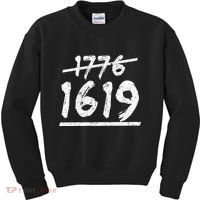 Est 1776 Black History Ancestors 1619 Kids Sweatshirt thumb 0