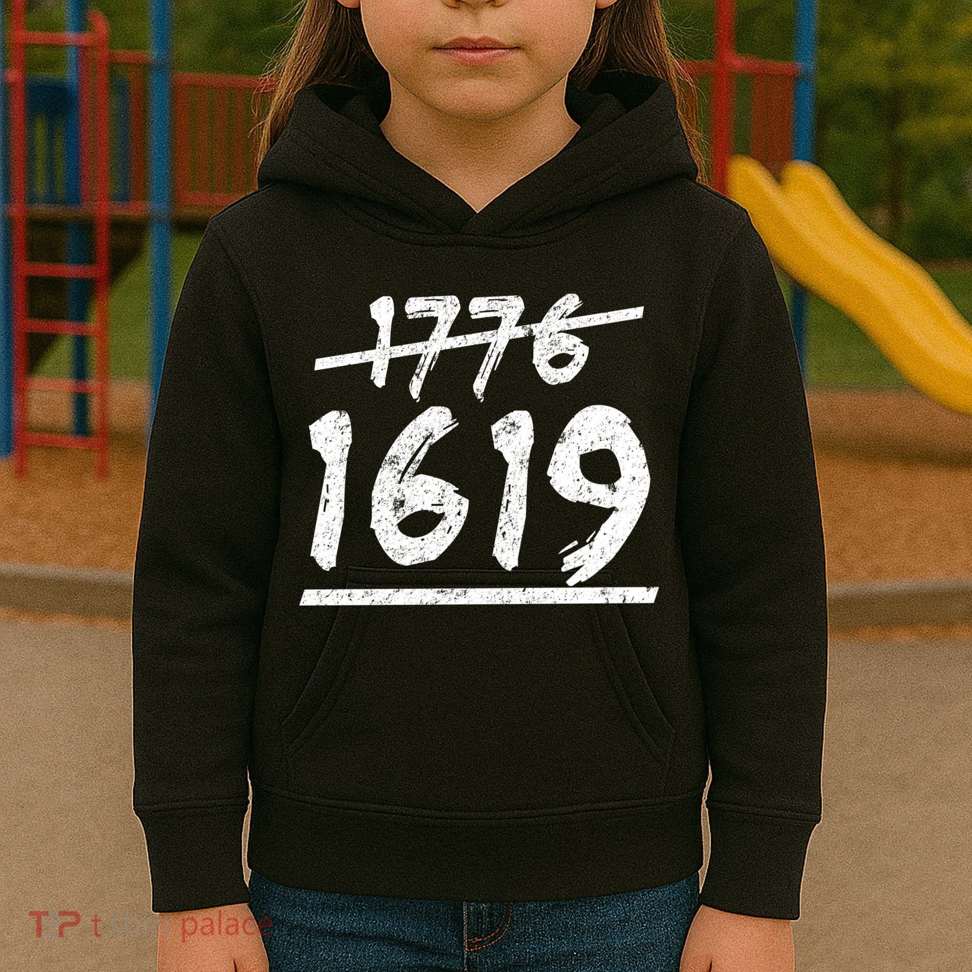 Est 1776 Black History Ancestors 1619 Kids Hoodie