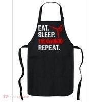 Eat Sleep Taekwondo Repeat Taekwondo Player Funny Apron thumb 0
