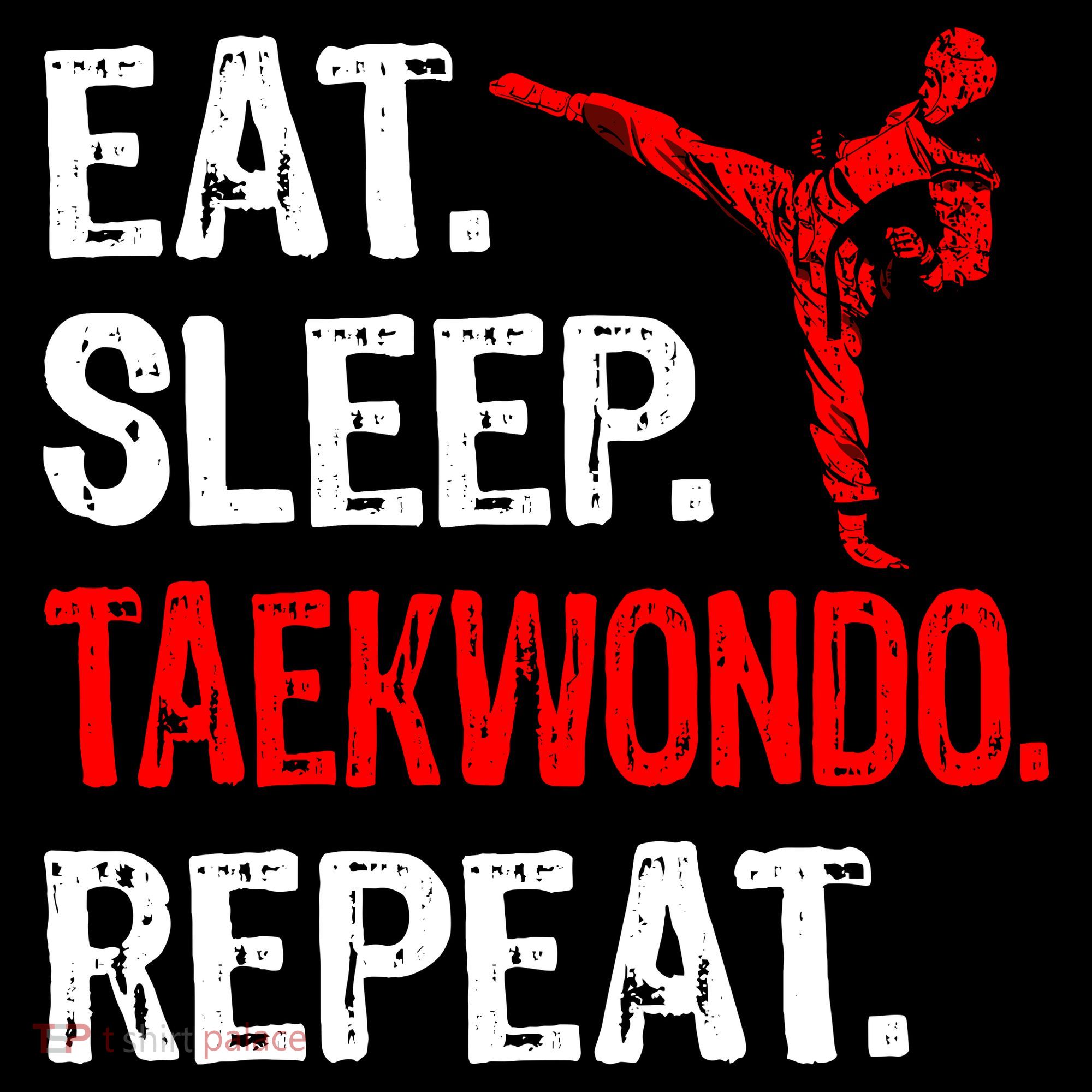 Eat Sleep Taekwondo Repeat Taekwondo Player Funny Women's Hoodie