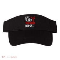 Eat Sleep Taekwondo Repeat Taekwondo Player Funny Visor thumb 0