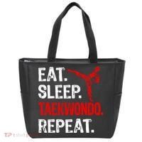 Eat Sleep Taekwondo Repeat Taekwondo Player Funny Tote Bag thumb 0