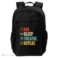 Eat Sleep Theatre Repeat Actor Theater Lover Gift Backpack thumb 0
