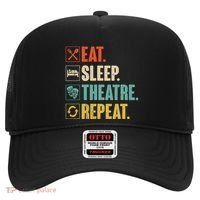 Eat Sleep Theatre Repeat Actor Theater Lover Gift Hat thumb 0