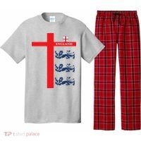 England Soccer Three Lions Flag Pajama Set thumb 0