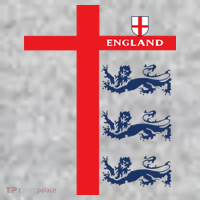 England Soccer Three Lions Flag Kids T-Shirt thumb 2