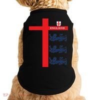 England Soccer Three Lions Flag Doggie Tank thumb 0