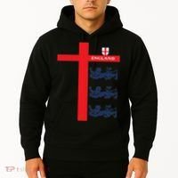 England Soccer Three Lions Flag Hoodie thumb 2