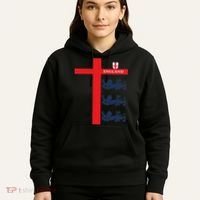 England Soccer Three Lions Flag Hoodie thumb 5