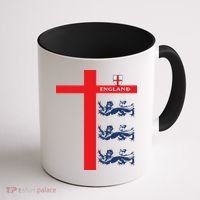 England Soccer Three Lions Flag Coffee Mug thumb 1