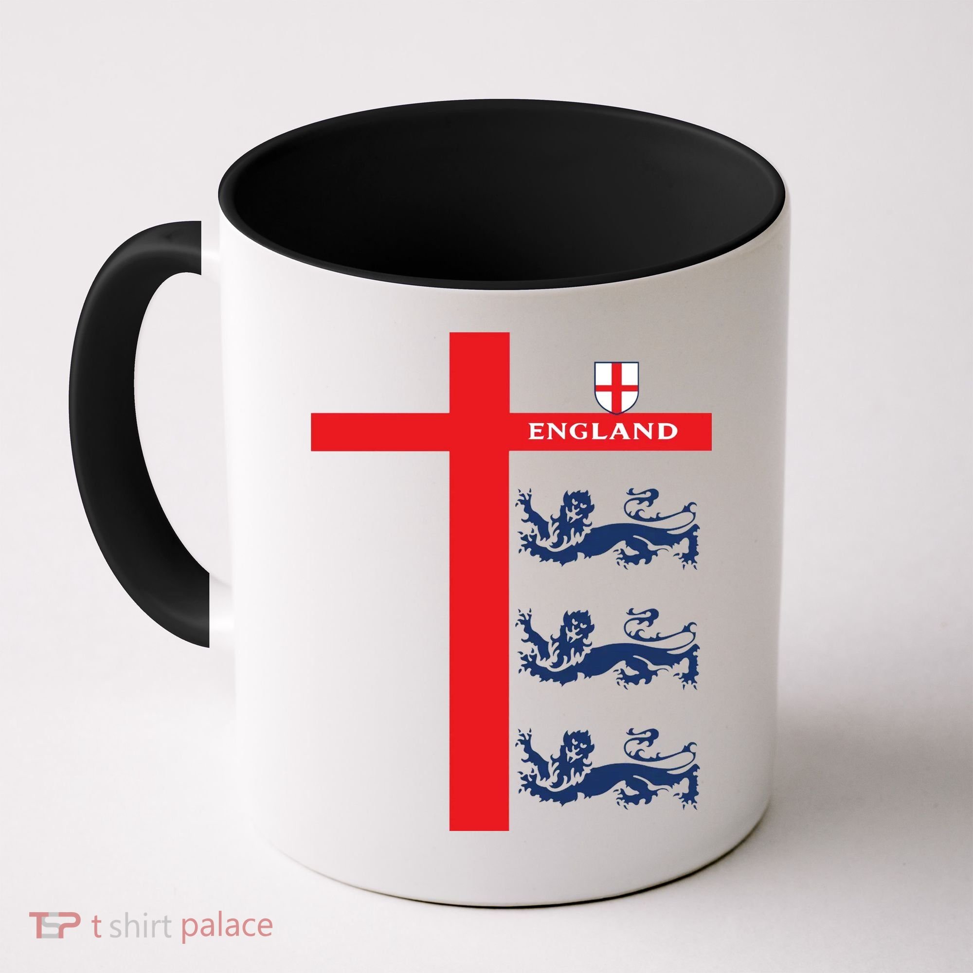 England Soccer Three Lions Flag Coffee Mug